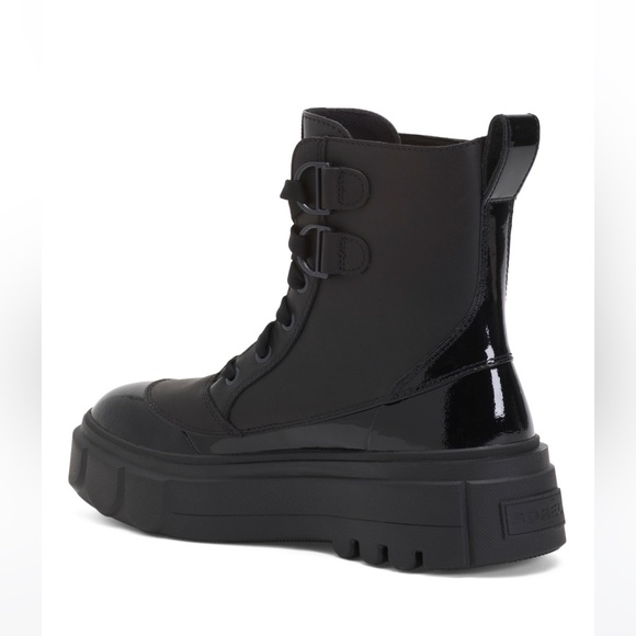 SOREL Black Leather Caribou Waterproof Boots - Picture 2 of 2